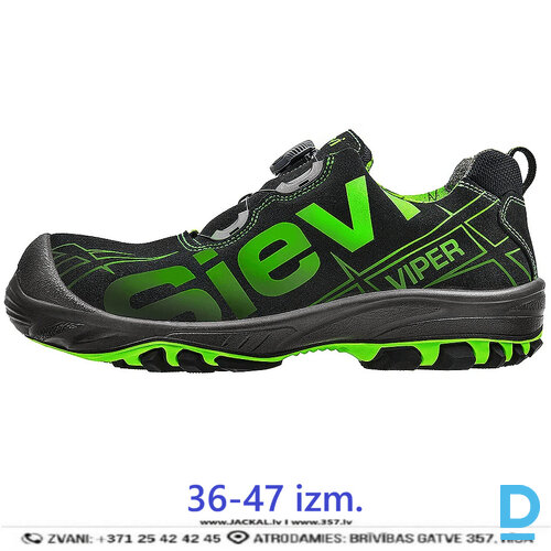 SIEVI VIPER ROLLER PLUS Darba Kurpes Boa Fit S3 SC FO SRC Breathable Durable Sporty Green Black FINLAND Drošības Darba Apavi Specapavi Aizsargapavi