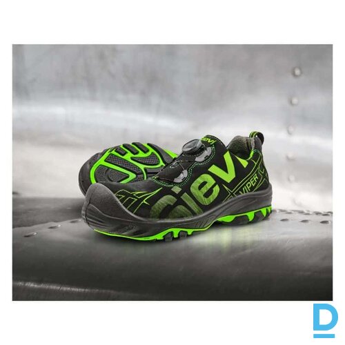 SIEVI VIPER ROLLER PLUS Darba Kurpes Boa Fit S3 SC FO SRC Breathable Durable Sporty Green Black FINLAND Drošības Darba Apavi Specapavi Aizsargapavi