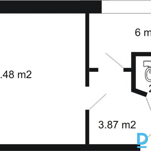 Pārdod dzīvokli Vaļņu iela 33a, 29m², 1 ist.