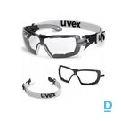 UVEX 9192082 PHEOS GUARD TRANSFORMER Darba Brilles ar Aukliņu Antifog Coating UV400 Black White GERMANY Drošības Darba Apģērbi Specapģērbi Aksesuāri