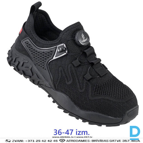 Darba Kurpes URGENT 244 Atrā Aizdare S1 EVA Antistatic Breathable Comfort Black Drošības Darba Apavi Specapavi Aizsargapavi