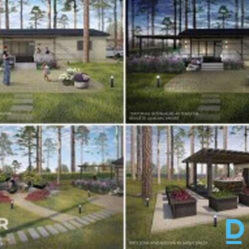 Zeme privātmāju apbūvei, priežu meža ielokā  - 2300m²