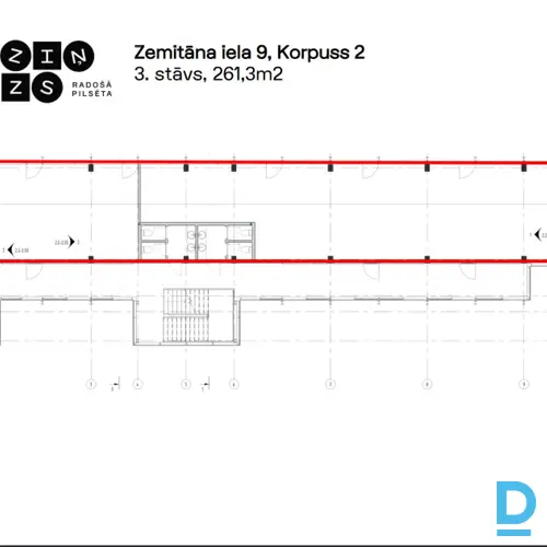 Izīrē biroju Zemitāna iela 9 Izīrē biroju Zemitāna iela 9