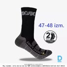 ACDC Safety Jogger 2 Pāri Darba Zeķes Bambusa Šķiedras Eco Friendly Bamboo Fibre Shock Absorbing Zones Black Grey BELGIUM Darba Apģērbi Aksesuāri