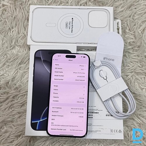 Pārdod Apple iPhone 16 Pro Max, 512gb, Jauns