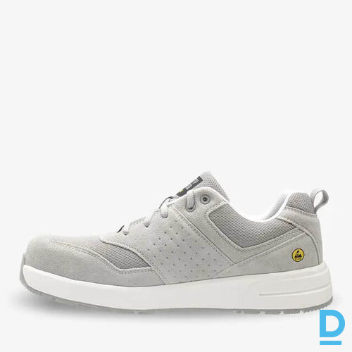 TOPSKATE LOW Safety Jogger Darba Kurpes S3S SR FO HI HRO CI ESD Water Resistant Slip Resistant Light Grey BELGIUM Drošības Darba Apavi Specapavi Aizsargapavi