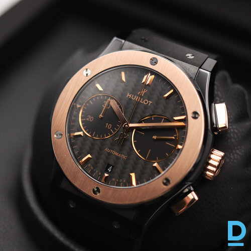 Pārdod Hublot Classic Fusion 45 Chronograph Ceramic King Gold Pārdod Hublot Classic Fusion 45 Chronograph Ceramic King Gold