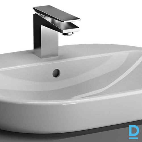 Vitra Metropole ovāla, antibakteriāla, iebūvējama izlietne 595 mm Vitra Metropole ovāla, antibakteriāla, iebūvējama izlietne 595 mm