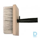 Brush for ceiling, artificial bristles, wood