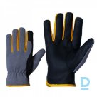 Gloves faux leather warm Spandex