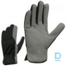 Gloves faux leather warm