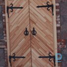 Wooden outer doors