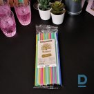 Nature-friendly drink straws of different colors