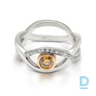 &quot;Natural Deep Orange&quot; diamond ring