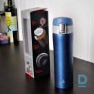 Light blue pearl drink thermos