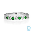 For sale Diamond &amp; Emerald ring