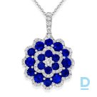 Sapphire &amp; Diamond pendant