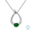 Emerald &amp; Diamond Pendant