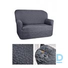 Microfiber fabric cover for a 2-seater sofa