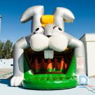 Bouncy castle hire - The silver bunny