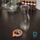 Weck stikla pudele ar vāku 530 ml ar blīvgumiju un stiprinājumiem