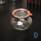 Weck stikla burka ar vāku DECO 560 ml ar blīvgumiju un stiprinājumiem