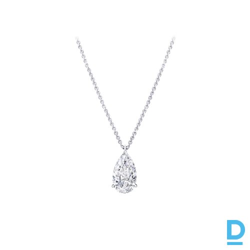 Pārdod Graff Pear Shape Diamond Solitaire Pendant