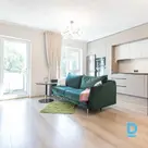 For sale is a qualitatively furnished 3-room apartment with parking and storage 