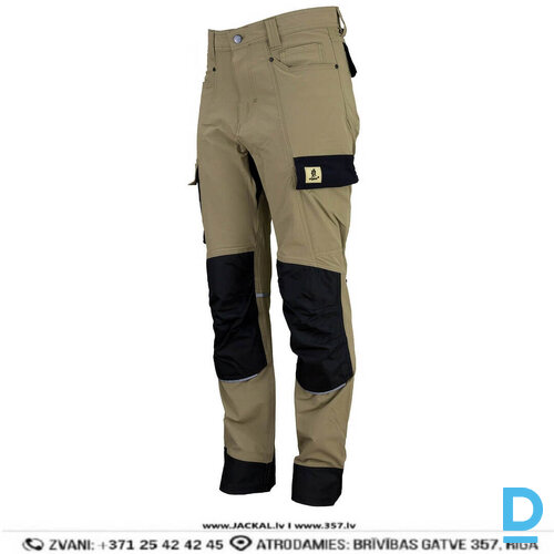 URGENT 769 Darba Bikses Elastīgas Flexi Elastan Nylon Work Trousers Multipocket Grey Black Drošības Darba Apģērbi Specapģērbi Aizsargapģērbi