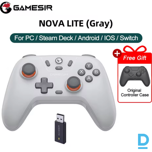 Pārdodu GameSir Nova Lite spēļu vadības ierīci, PC Switch 2 spēļu kontrolieri, Nintendo Switch 2 spēļu kontrolieri (Steam, iOS un Android, Hall Effect) un Nova Lite kursorsviru. Spēļu konsoles un aksesuāri.