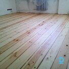 Sanding of parquet and plank floors