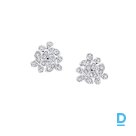 For sale Graff Triple Pavé Butterfly Diamond Mini Stud Earrings