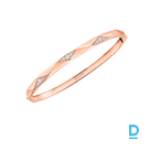 For sale Graff Laurence Graff Signature Faceted Pavé Diamond Bangle