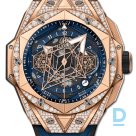 Pārdod Hublot Big Bang Sang Bleu II King Gold Blue Pave