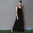 Падающее шифоновое длинное платье Black