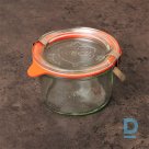 Weck glass jar with lid CILIDNRS 200 ml with sealing rubber and fasteners