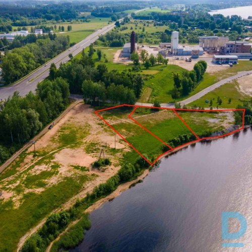 5978 m² 3 apbūves zeme gabali, Daugavmalas iela 2A, 2B, 2C, Saulkalne, Salaspils pagasts, Salaspils novads, Latvija.