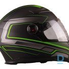 Pārdod VITO Helmet FALCONE FULL FACE + Sun visor matte - Black / Green, L