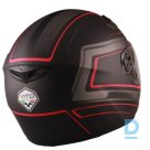 Pārdod VITO Helmet FALCONE FULL FACE + Sun visor matte - Black / Red, XL