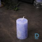 Light purple cylinder candle 10.4 x 6 cm