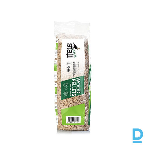 STAĻI PREMIUM Kokskaidu granulas 6mm, 15kg maiss STAĻI PREMIUM Kokskaidu granulas 6mm, 15kg maiss