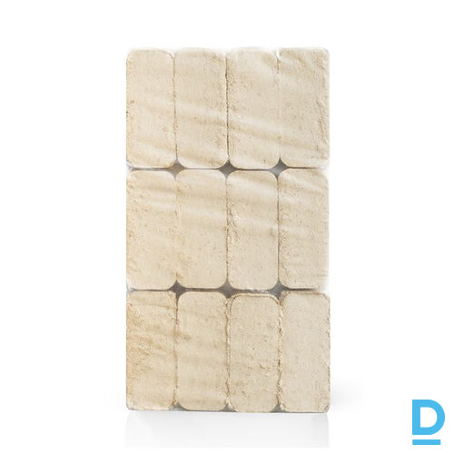 BIOWOOD NATURAL BRIKETES, Palete ar 10KG maisiem