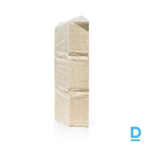 BIOWOOD NATURAL BRIKETES, Palete ar 10KG maisiem