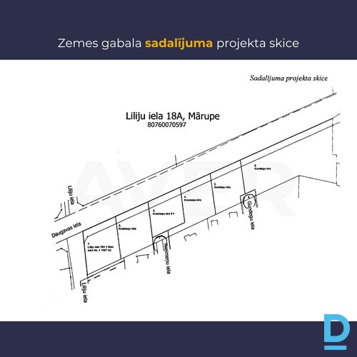 Pārdošanā investīciju objekts Mārupē - 1.43ha zeme savrupmāju apbūves teritorijā
