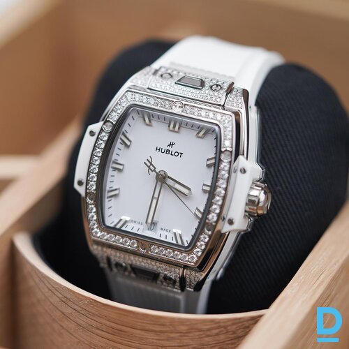 Pārdod Hublot Spirit of Big Bang Titanium White Pave