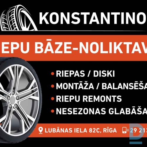 Piedāvā Riepu montāža