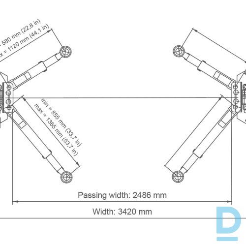Pārdod 2-statņu pacēlājs Launch TLT-235 SBA Pārdod 2-statņu pacēlājs Launch TLT-235 SBA