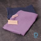 Полотенце кухонное льняное лавандово-фиолетовое 50 х 70 см