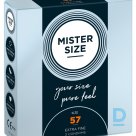 Mister Size 57mm pack of 3