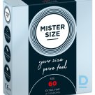 Prezervatīvi Mister Size 60mm 3gab